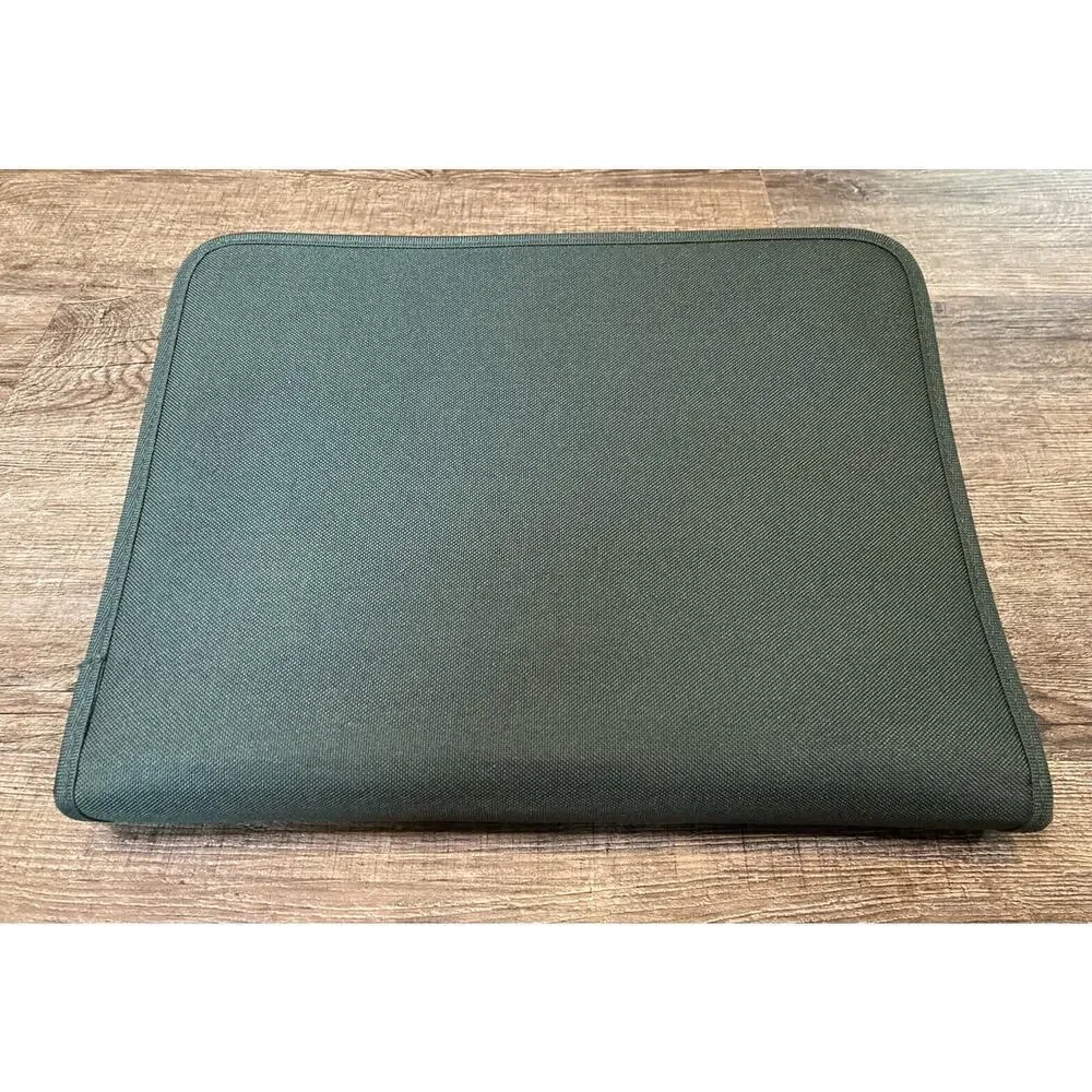 Vintage IBM Employee Exclusive 3 Ring Portfolio Forest Green Excellent